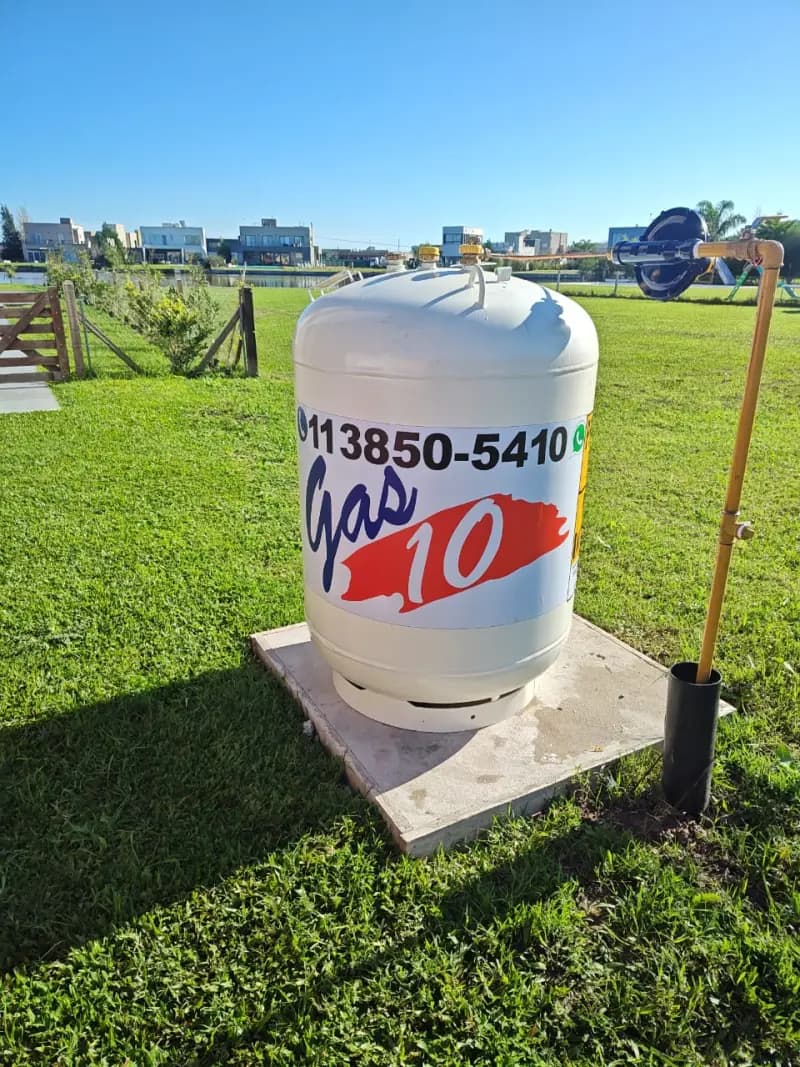 Garrafas de gas envasado Gas 10
